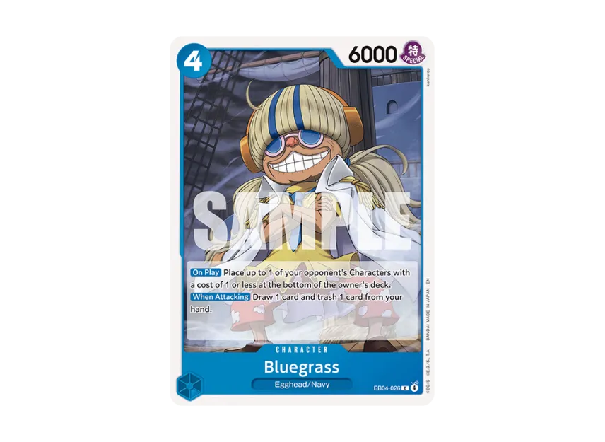 Bluegrass C [EB04-026] [EN] (Booster Pack "THE AZURE SEA'S SEVEN")