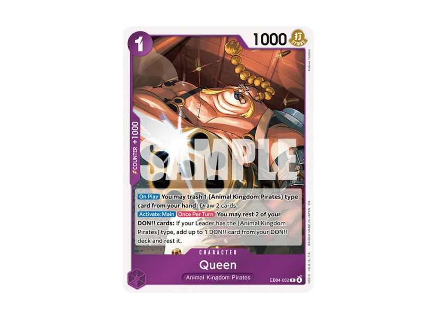 Queen R [EB04-032] [EN] (Booster Pack "THE AZURE SEA'S SEVEN")