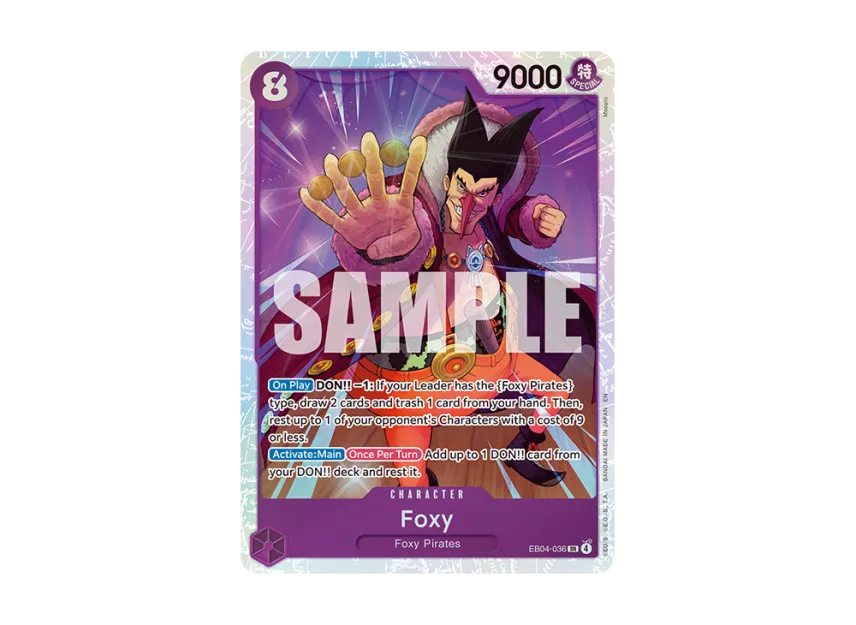 Foxy SR [EB04-036] [EN] (Booster Pack "THE AZURE SEA'S SEVEN")