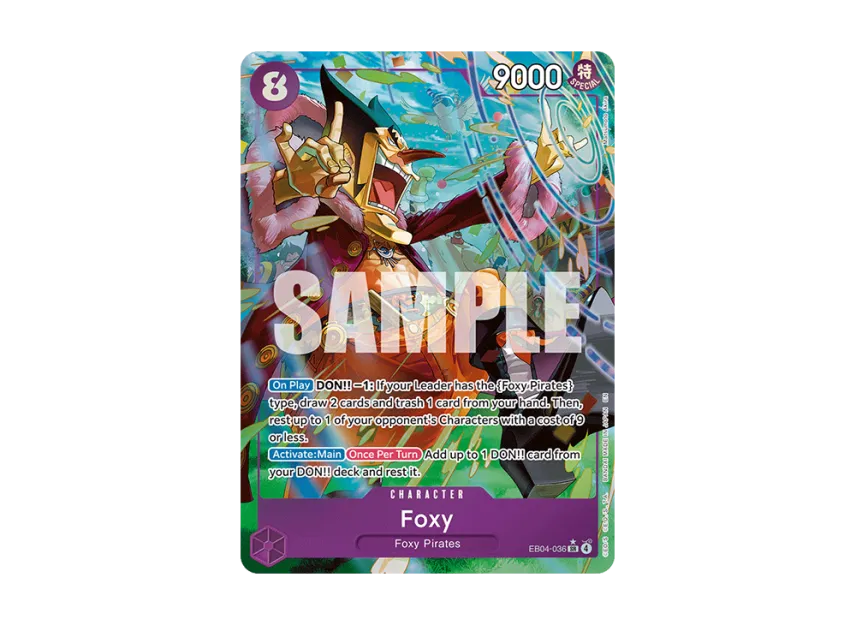 Foxy SR-P [EB04-036] [EN] (Booster Pack "THE AZURE SEA'S SEVEN")