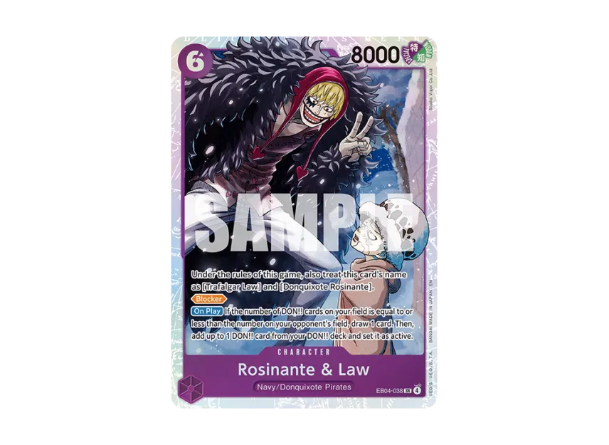 Rosinante & Law SR [EB04-038] [EN] (Booster Pack "THE AZURE SEA'S SEVEN")