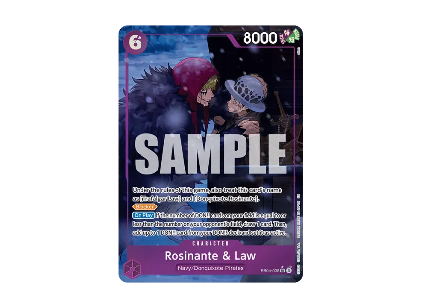 Rosinante & Law SR-P [EB04-038] [EN] (Booster Pack "THE AZURE SEA'S SEVEN")