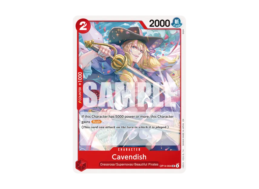 Cavendish UC [OP14-004] [EN] (Booster Pack "THE AZURE SEA'S SEVEN")