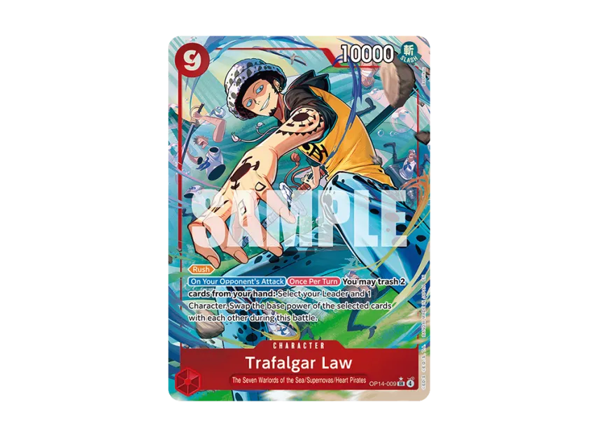 Trafalgar Law SR-P [OP14-009] [EN] (Booster Pack "THE AZURE SEA'S SEVEN")