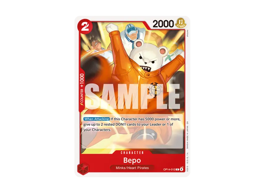 Bepo C [OP14-012] [EN] (Booster Pack "THE AZURE SEA'S SEVEN")