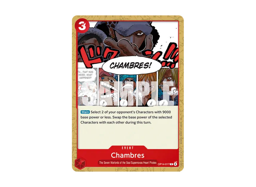 Chambres C [OP14-017] [EN] (Booster Pack "THE AZURE SEA'S SEVEN")