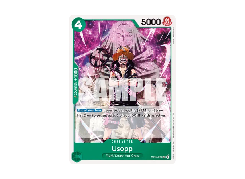 Usopp UC [OP14-022] [EN] (Booster Pack "THE AZURE SEA'S SEVEN")