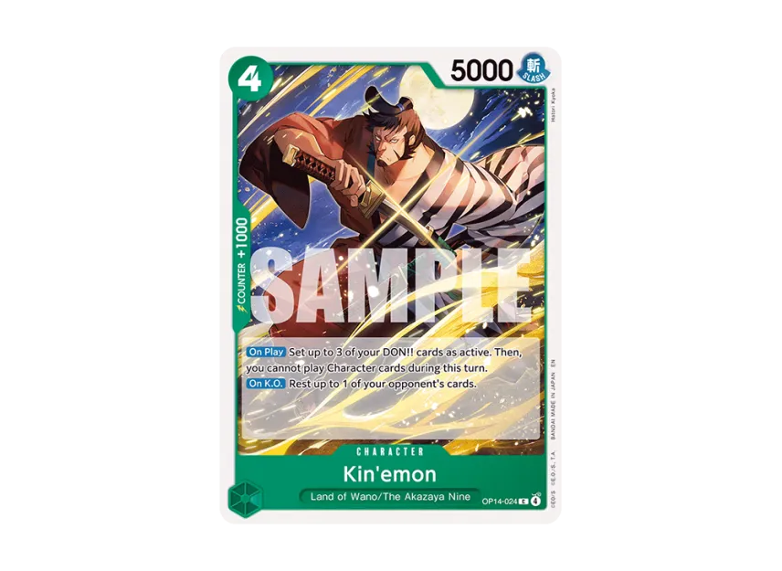 Kin'emon C [OP14-024] [EN] (Booster Pack "THE AZURE SEA'S SEVEN")