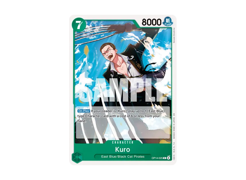 Kuro C [OP14-025] [EN] (Booster Pack "THE AZURE SEA'S SEVEN")