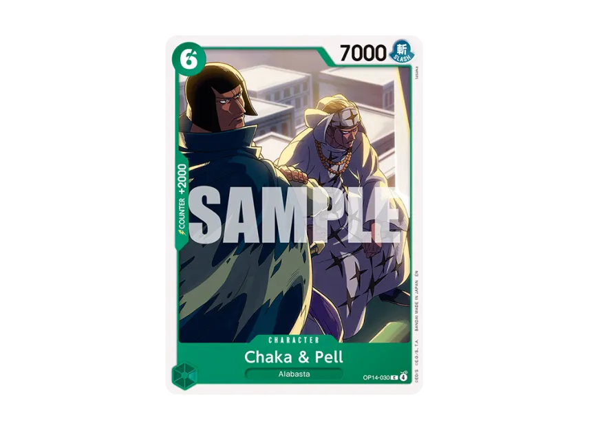 Chaka & Pell C [OP14-030] [EN] (Booster Pack "THE AZURE SEA'S SEVEN")