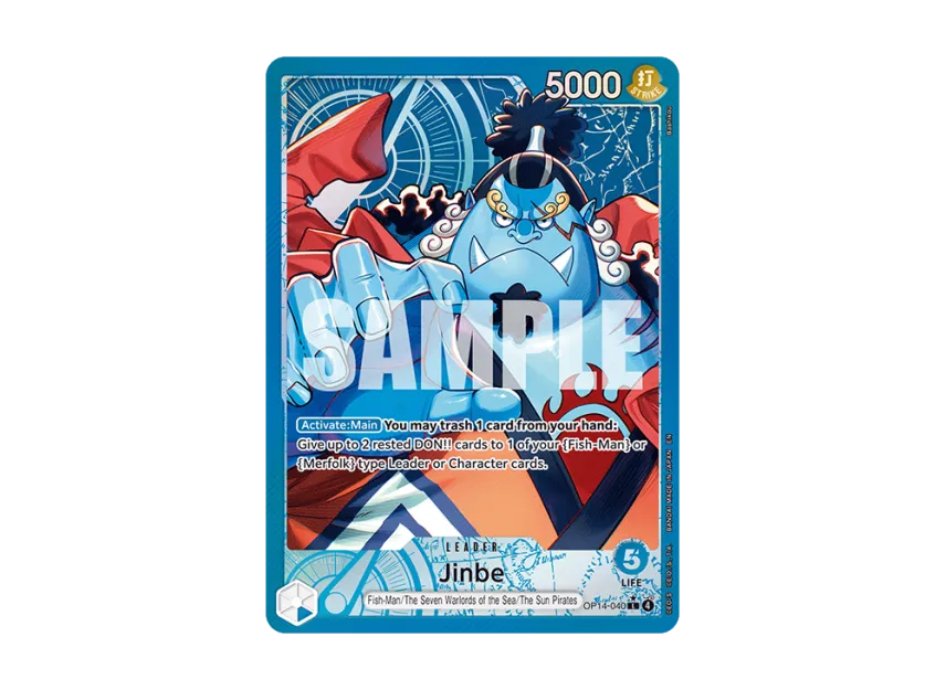 Jinbe L-P [OP14-040] [EN] (Booster Pack "THE AZURE SEA'S SEVEN")
