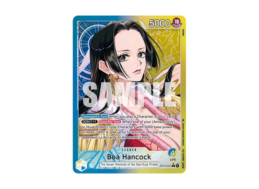 Boa Hancock L-P [OP14-041] [EN] (Booster Pack "THE AZURE SEA'S SEVEN")
