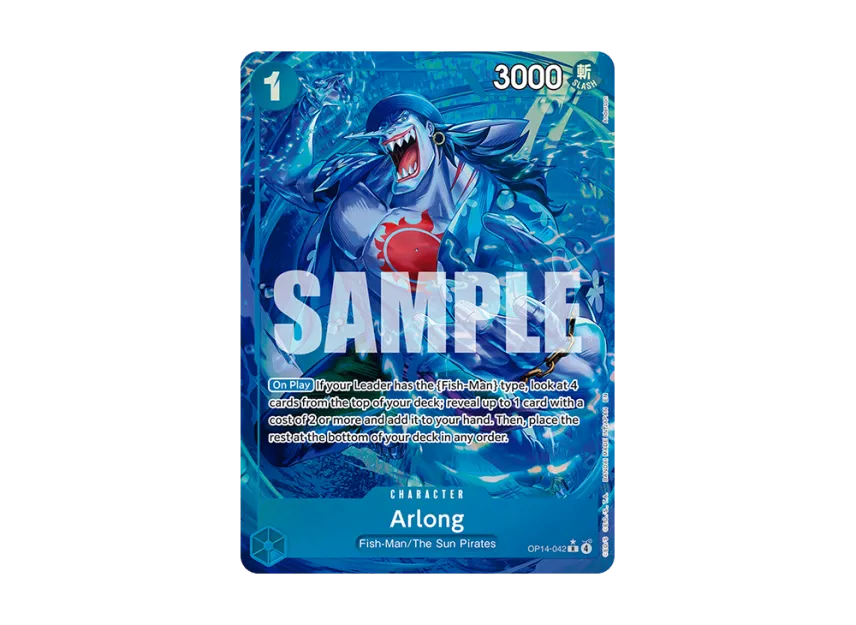 Arlong R-P [OP14-042] [EN] (Booster Pack "THE AZURE SEA'S SEVEN")