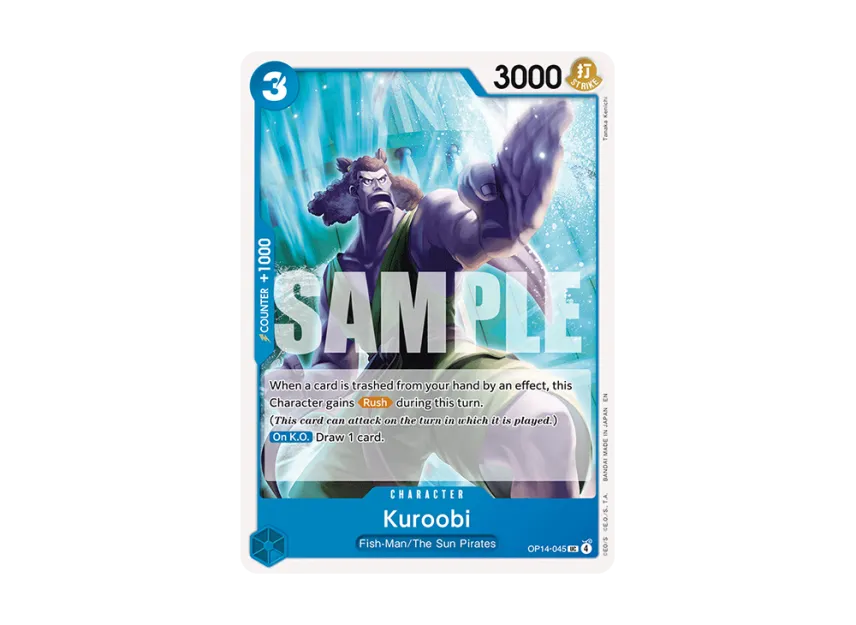 Kuroobi UC [OP14-045] [EN] (Booster Pack "THE AZURE SEA'S SEVEN")