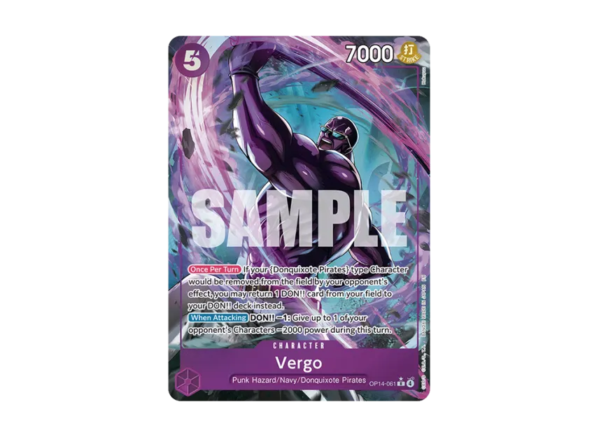 Vergo R-P [OP14-061] [EN] (Booster Pack "THE AZURE SEA'S SEVEN")