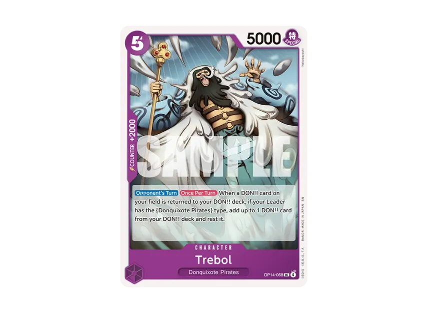 Trebol UC [OP14-068] [EN] (Booster Pack "THE AZURE SEA'S SEVEN")
