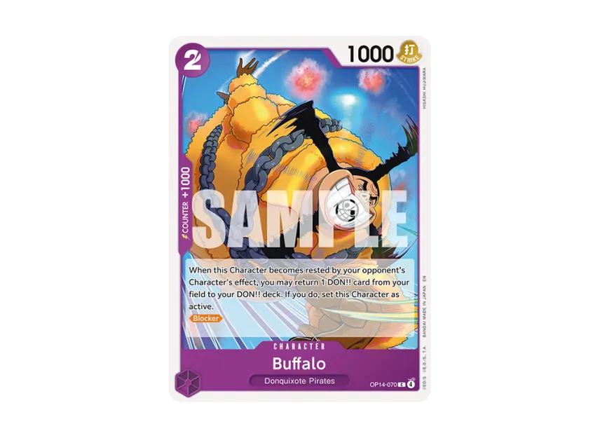 Buffalo C [OP14-070] [EN] (Booster Pack "THE AZURE SEA'S SEVEN")