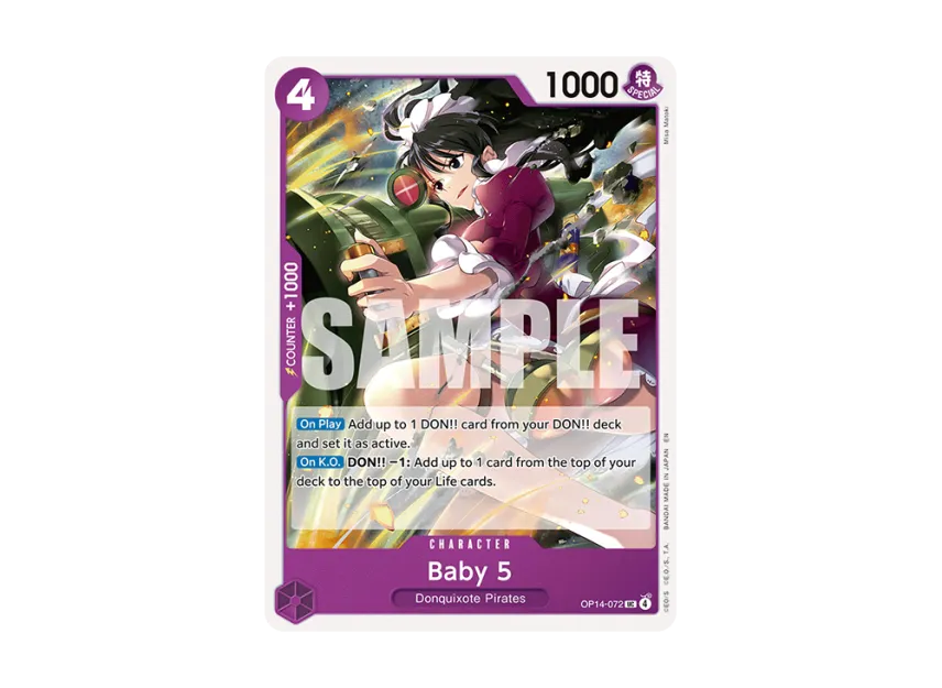 Baby 5 UC [OP14-072] [EN] (Booster Pack "THE AZURE SEA'S SEVEN")