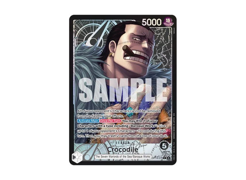Crocodile L-P [OP14-079] [EN] (Booster Pack "THE AZURE SEA'S SEVEN")