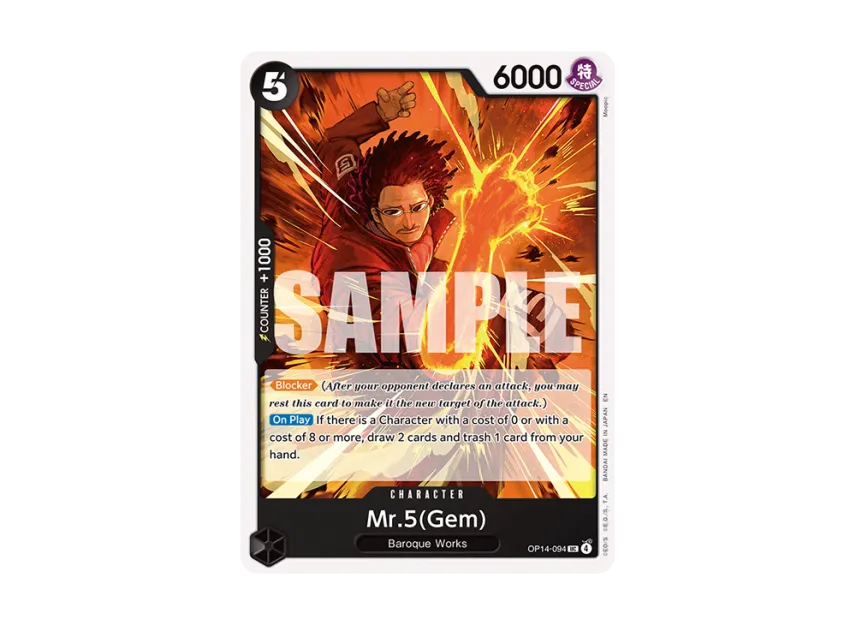 Mr.5(Gem) UC [OP14-094] [EN] (Booster Pack "THE AZURE SEA'S SEVEN")