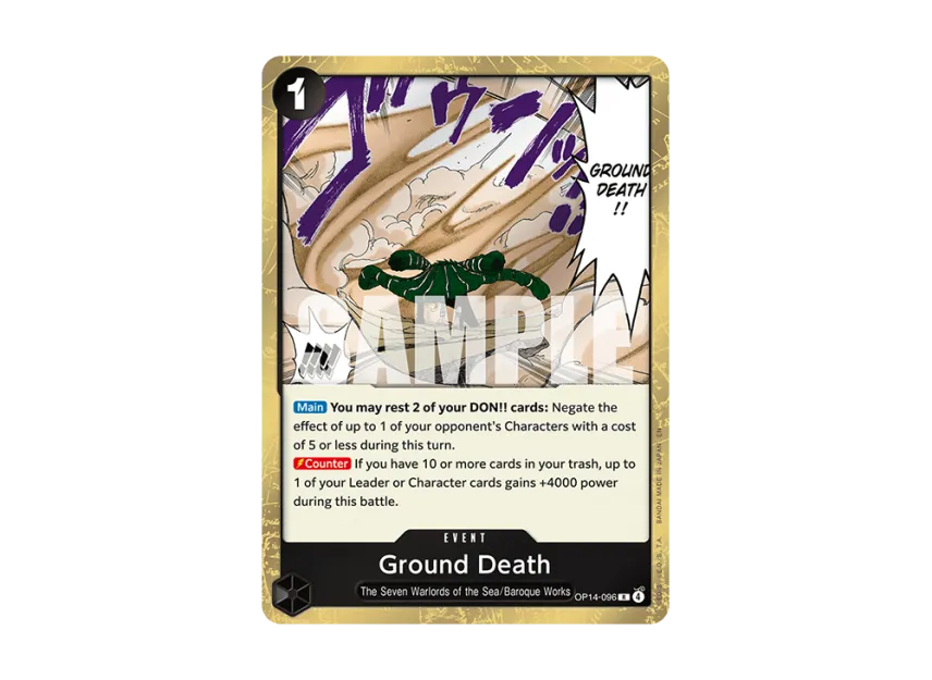 Ground Death R [OP14-096] [EN] (Booster Pack "THE AZURE SEA'S SEVEN")