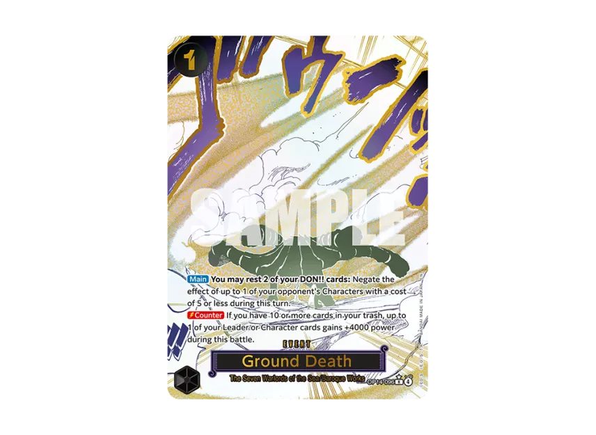 Ground Death R-P [OP14-096] [EN] (Booster Pack "THE AZURE SEA'S SEVEN")