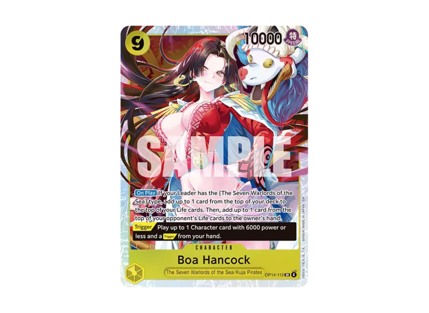Boa Hancock SR [OP14-112] [EN] (Booster Pack "THE AZURE SEA'S SEVEN")