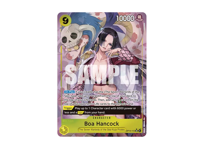 Boa Hancock SR-P [OP14-112] [EN] (Booster Pack "THE AZURE SEA'S SEVEN")