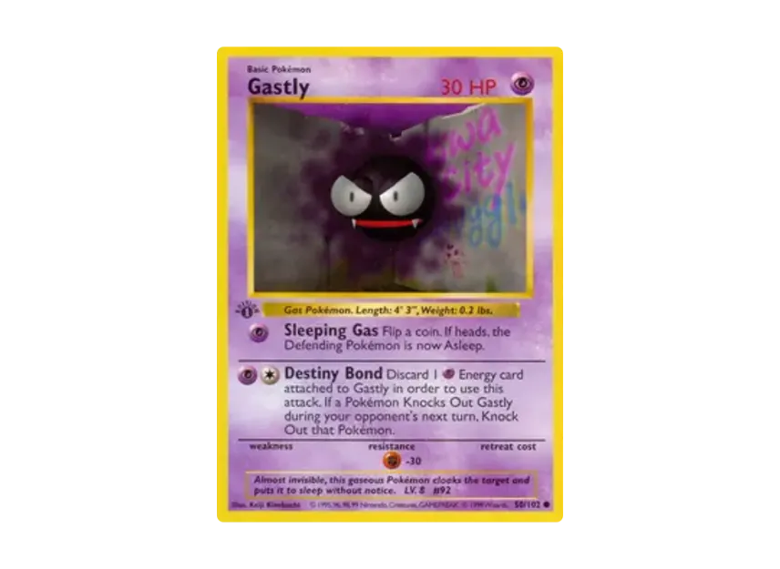 Gastly C [102-SET-1ST-EDITION 50/102] [EN] (Base "Set 1st Edition")