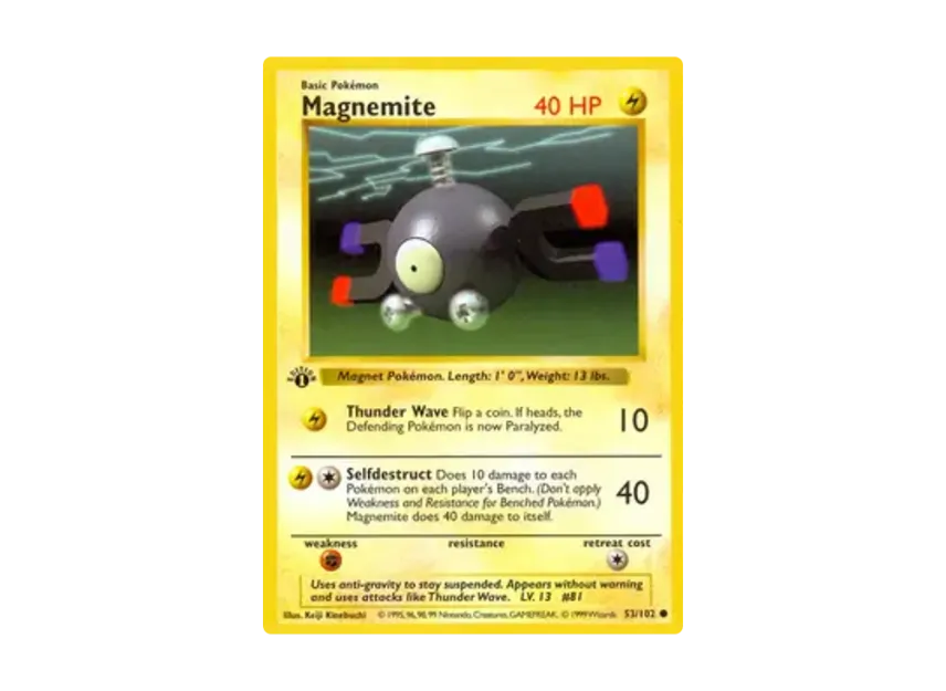 Magnemite C [102-SET-1ST-EDITION 53/102] [EN] (Base "Set 1st Edition")