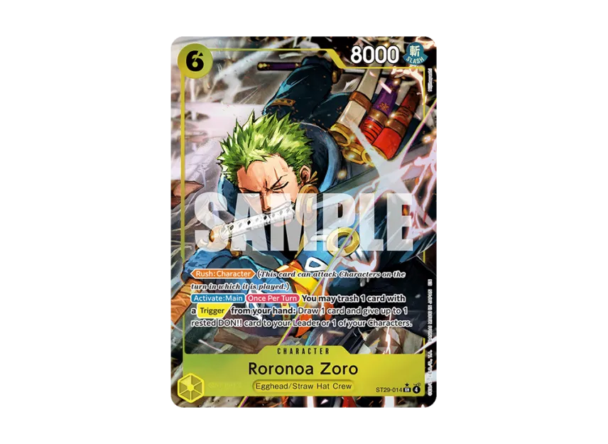 Roronoa Zoro SR-P [ST29-014] [EN] (Start Deck "Egghead")