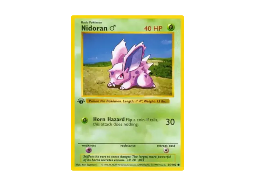 Nidoran(Male) C [102-SET-1ST-EDITION 55/102] [EN] (Base "Set 1st Edition")