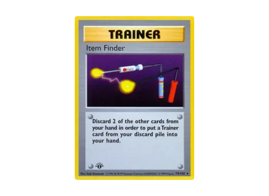 Item Finder R [102-SET-1ST-EDITION 74/102] [EN] (Base "Set 1st Edition")