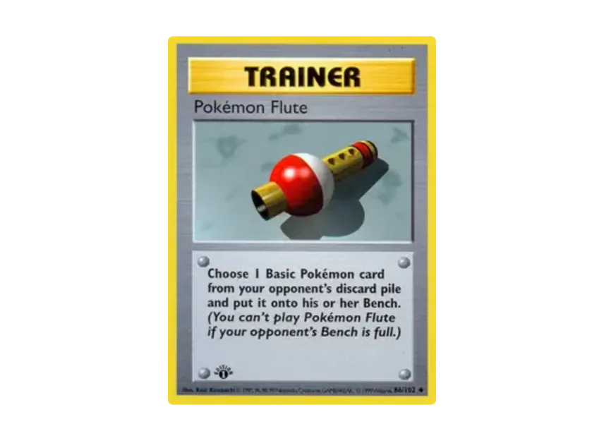 Pokemon Flute U [102-SET-1ST-EDITION 86/102] [EN] (Base "Set 1st Edition")