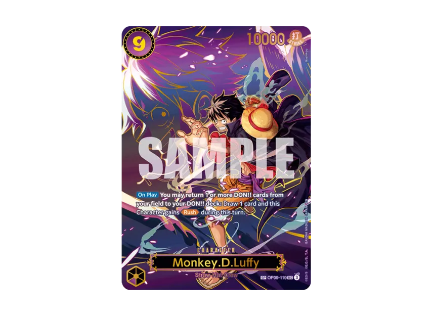 Monkey.D.Luffy SEC-SPC [OP09-119] [EN] (Booster Pack "CARRYING ON HIS WILL")