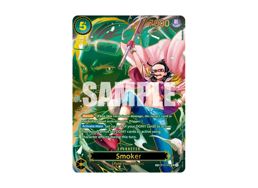 Smoker SR-SPC [OP10-030] [EN] (Booster Pack "CARRYING ON HIS WILL")