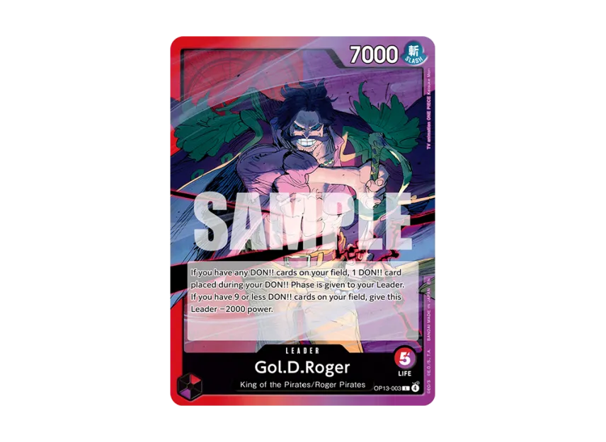 Gol.D.Roger L [OP13-003] [EN] (Booster Pack "CARRYING ON HIS WILL")
