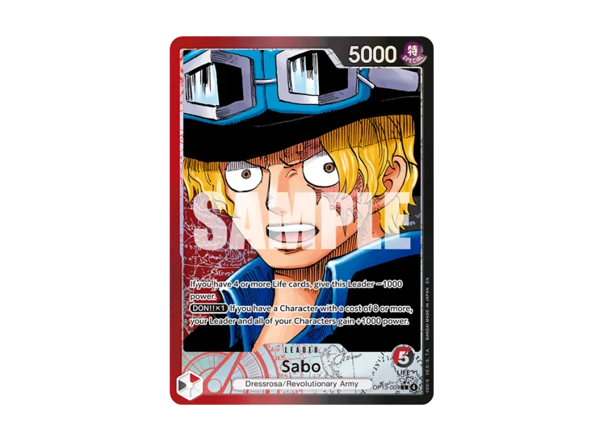 Sabo L-P [OP13-004] [EN] (Booster Pack "CARRYING ON HIS WILL")