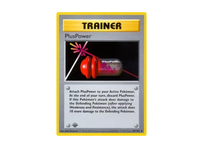 Plus Power U [102-SET-1ST-EDITION 84/102] [EN] (Base "Set 1st Edition")