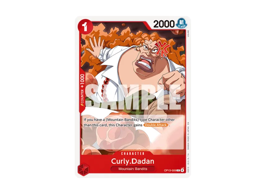 Curly.Dadan C [OP13-009] [EN] (Booster Pack "CARRYING ON HIS WILL")