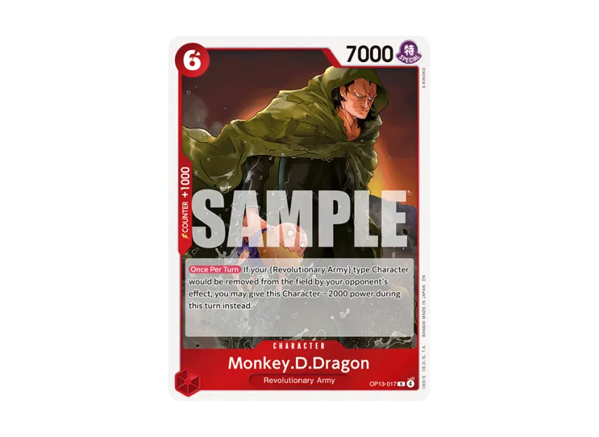 Monkey.D.Dragon R [OP13-017] [EN] (Booster Pack "CARRYING ON HIS WILL")