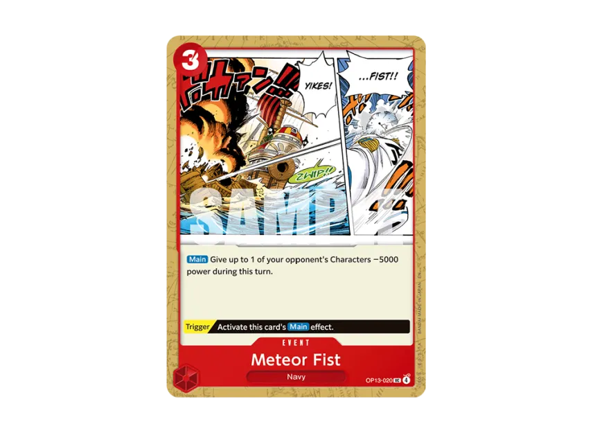 Meteor Fist UC [OP13-020] [EN] (Booster Pack "CARRYING ON HIS WILL")
