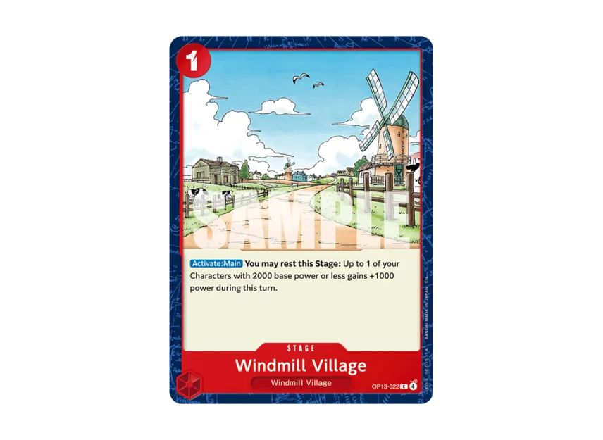 Windmill Village C [OP13-022] [EN] (Booster Pack "CARRYING ON HIS WILL")