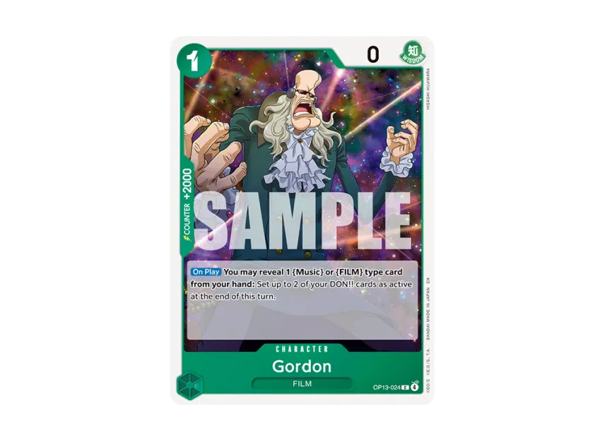 Gordon C [OP13-024] [EN] (Booster Pack "CARRYING ON HIS WILL")