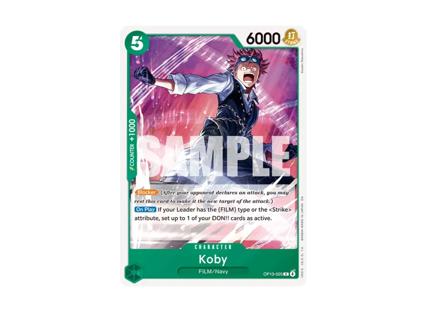 Koby C [OP13-025] [EN] (Booster Pack "CARRYING ON HIS WILL")