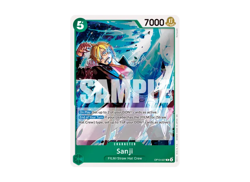 Sanji R [OP13-027] [EN] (Booster Pack "CARRYING ON HIS WILL")