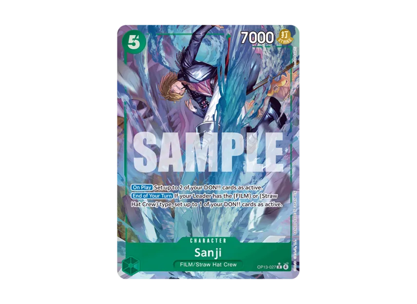 Sanji R-P [OP13-027] [EN] (Booster Pack "CARRYING ON HIS WILL")