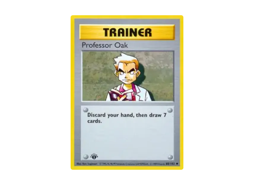 Professor Oak U [102-SET-1ST-EDITION 88/102] [EN] (Base "Set 1st Edition")