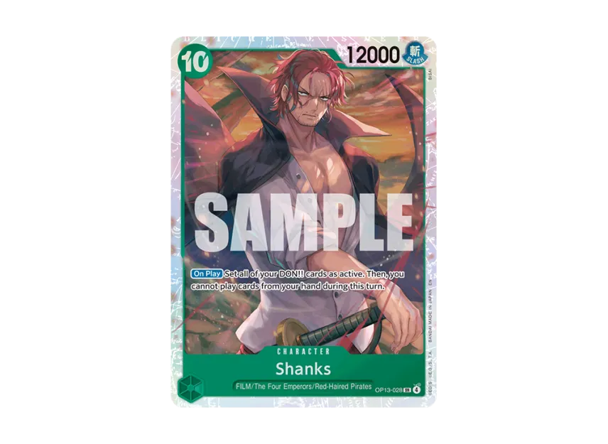 Shanks SR [OP13-028] [EN] (Booster Pack "CARRYING ON HIS WILL")