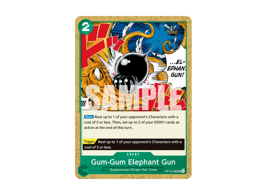 Gum-Gum Elephant Gun UC [OP13-038] [EN] (Booster Pack "CARRYING ON HIS WILL")
